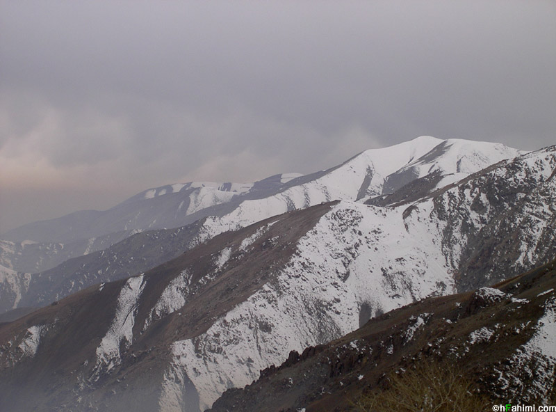 Tehran north and north west mountains
